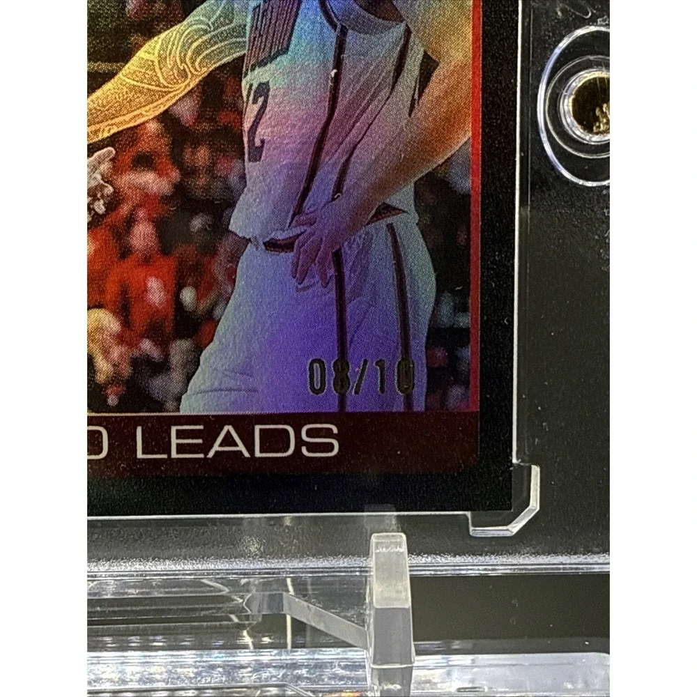 2025-26 Topps Basketball Amen Thompson Blast Off Defensive Duo Leads /10 Black